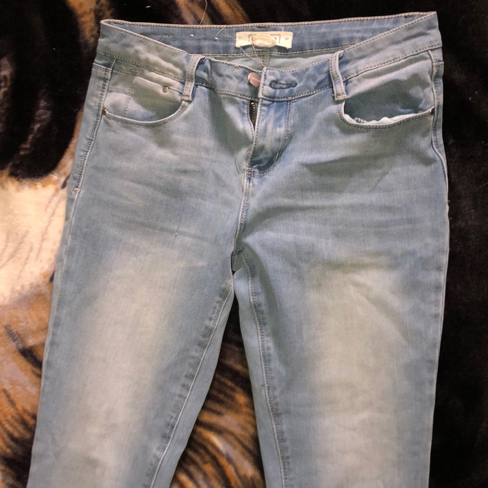 Light blue jeggings